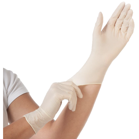 Gants d'examen en latex (100 pièces)