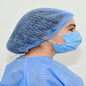 Charlotte jetable clip Bleu Protection cheveux 100pcs
