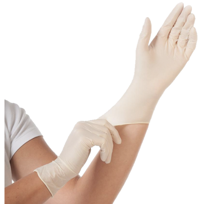 Gants d'examen en latex (100 pièces)